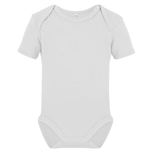 (12001-1120) Organic Baby Bodysuit Short Sleeve Bailey 01