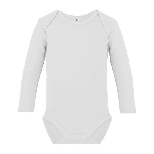 (12001-1420) Organic Baby Bodysuit Long Sleeve Bailey 02 [X11420]