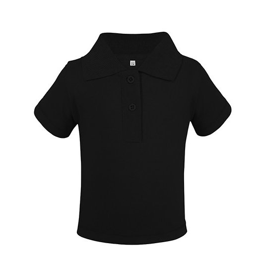 [1000363273] (13003-1122) Organic Baby Polo Short Sleeve Teddy 01 [X13003] (62-68, Black)