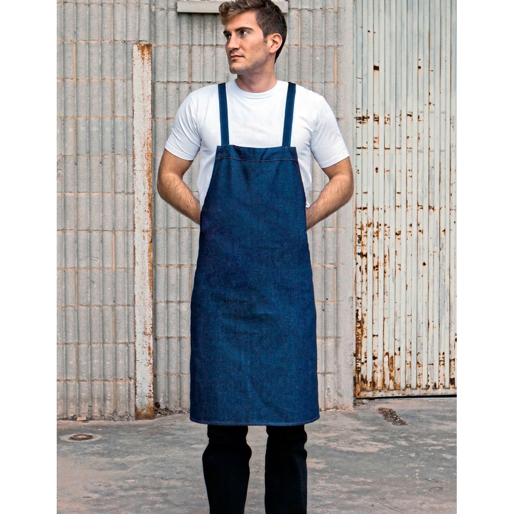 (BBQKB9090JNS) Barbecue apron with cross bands