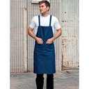 (HSKB9090JNS) Hobby apron with cross bands and pocket [X9090P]