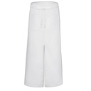 (FS100100SP Z) Bistro Apron With Split And Front Pocket [X962T]