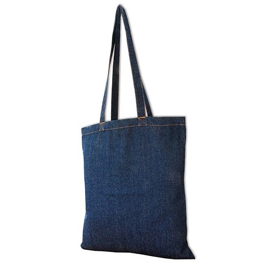 [1000215413] (JNS-21) Jeans Bag - Long Handles [X963] (Denim Blue)