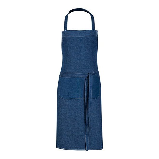 [1000192046] (HS9090JNS) Jeans Hobby Apron [X990] (Denim Blue)