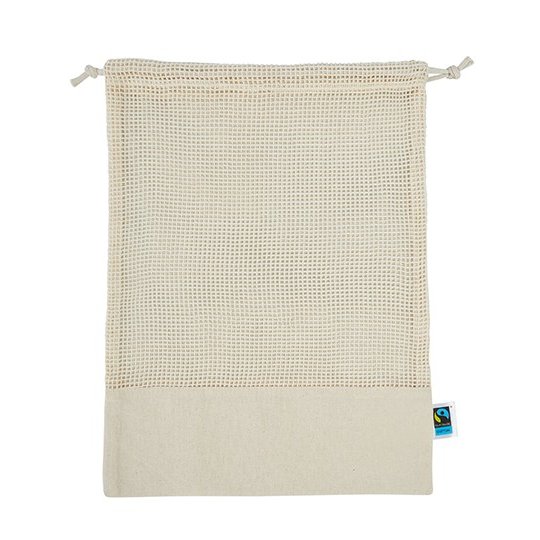 [1000306596] Fairtrade Cotton Mesh Bag [XT1100] (Natural)