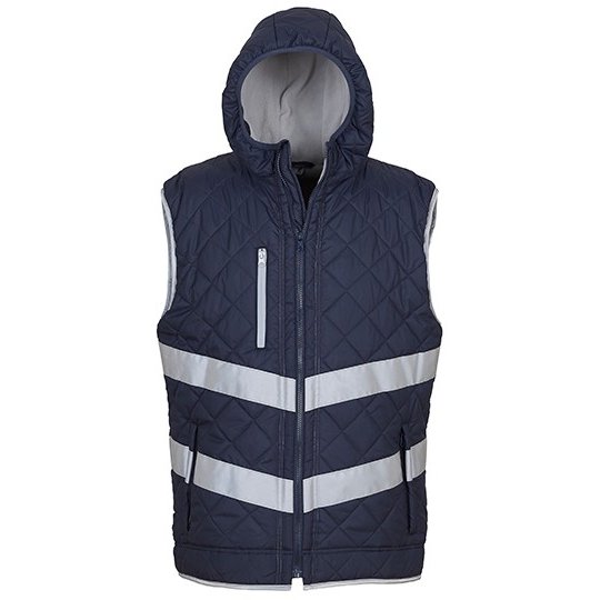 (HV007) Hi-Vis Kensington Hooded Gilet