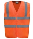 (HVW100ASFR) Hi-Vis Anti-Static Flame Retardant Waistcoat [YK1000]