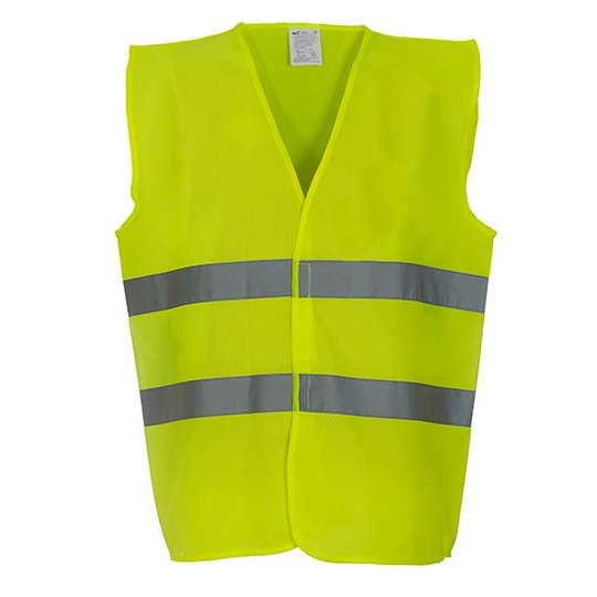 [1000235862] (HVW102) Hi-Vis 2 Bands Waistcoat [YK102] (M, Hi-Vis Yellow)