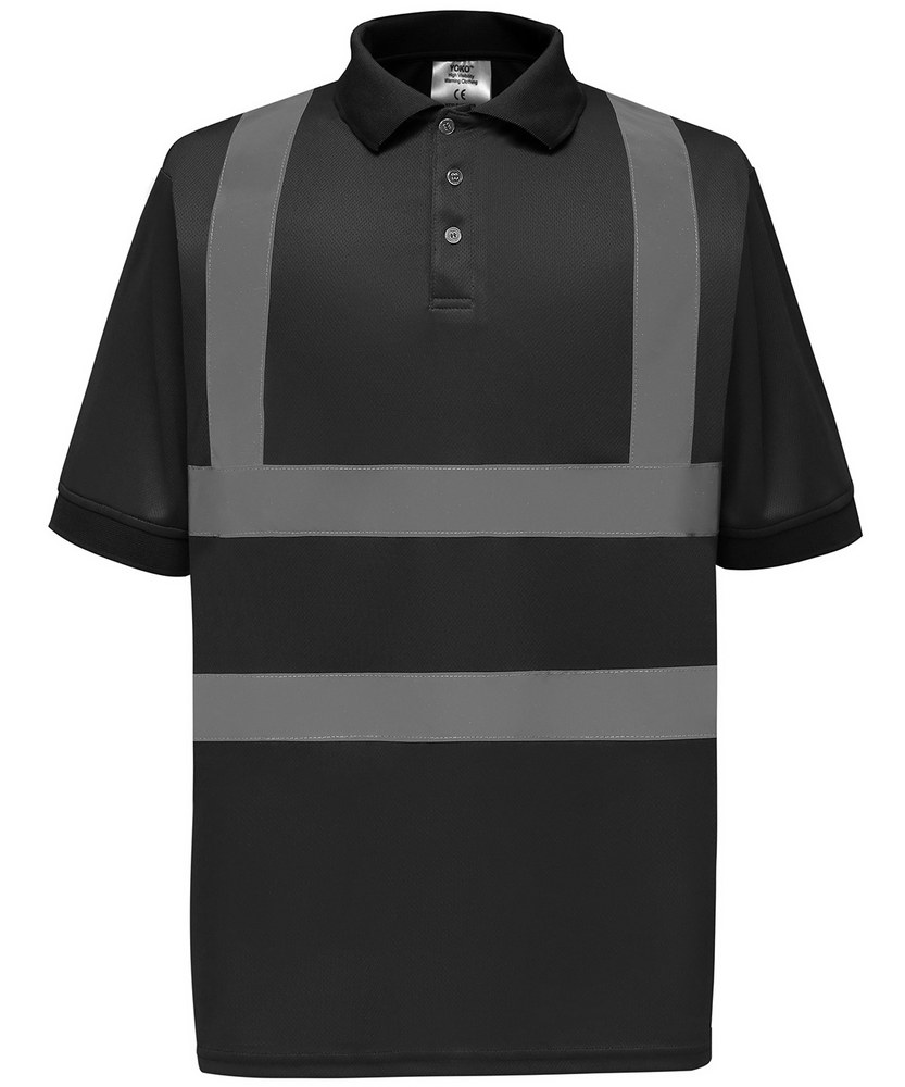 (HVJ210) Two Band & Brace Hi-Vis Polo Shirt [YK210]
