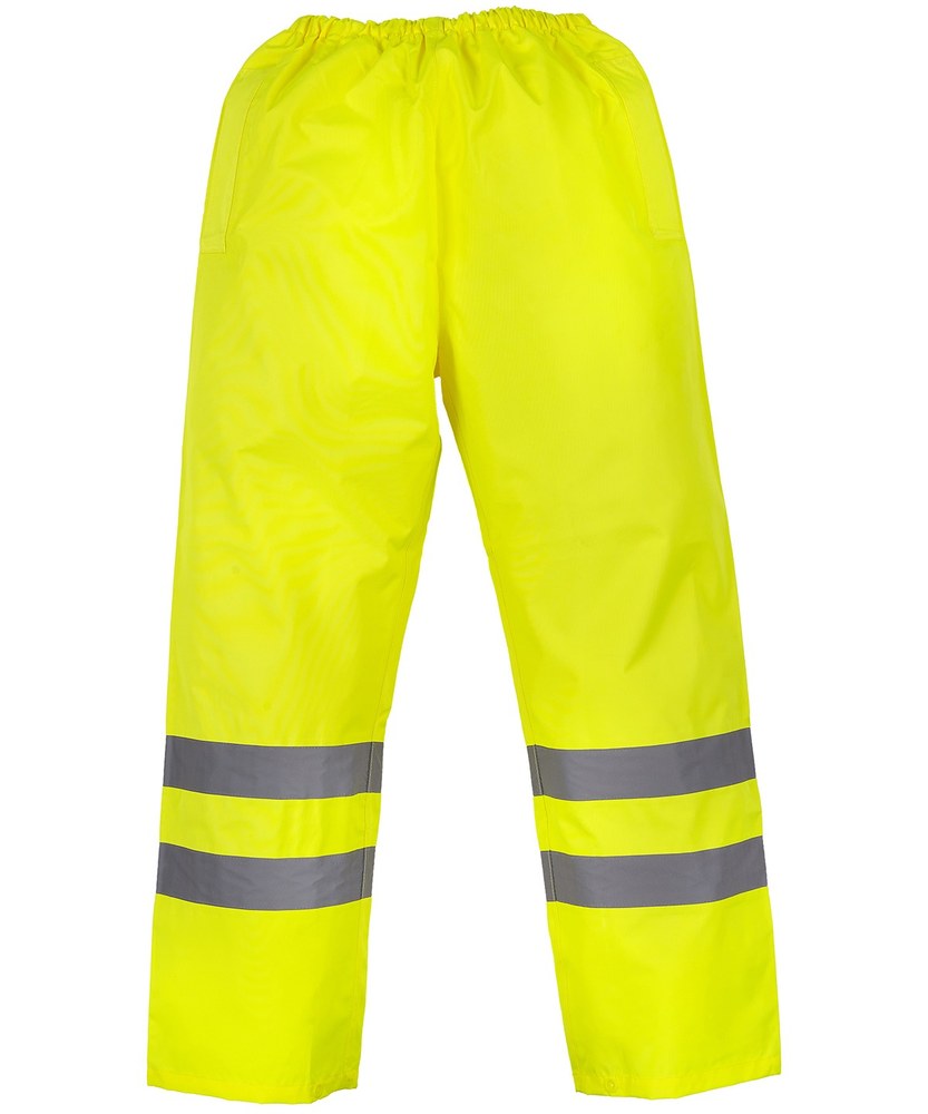 [1000274914] (HVS461/2/3) Hi-Vis Waterproof Over-Trousers [YK461] (S, Hi-Vis Yellow)