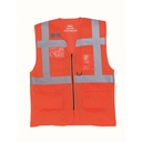 (HVW820) Hi-Vis Top Cool Recycled Open Mesh Executive Waistcoat [YK820]