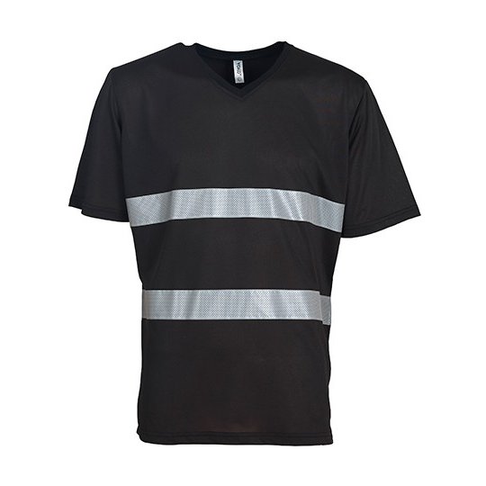 (HVJ910) Hi-Vis Top Cool Super Light V-Neck T-Shirt