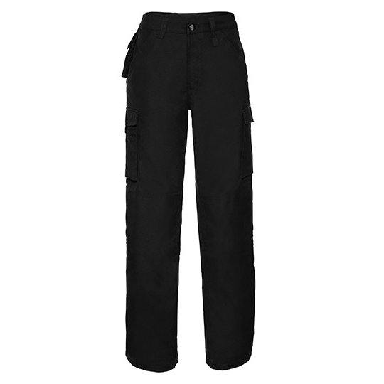 [1000194188] (R-015M-0) Heavy Duty Workwear Trousers [Z015] (28/30, Black)