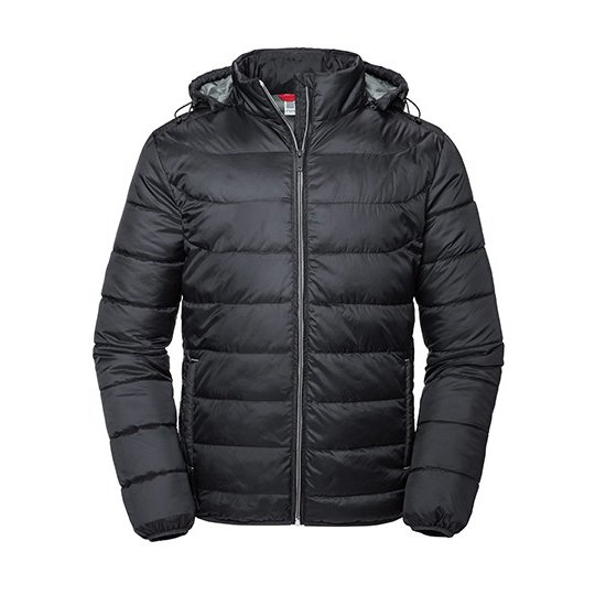 [1000289011] (R-440M-0) Men´s Hooded Nano Jacket [Z440M] (S, Black)