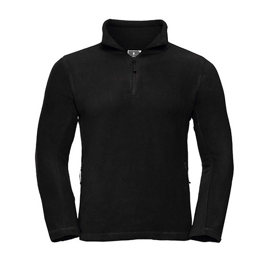 [1000200608] (R-874M-0) Quarter Zip Outdoor Fleece [Z8740] (XS, Black)