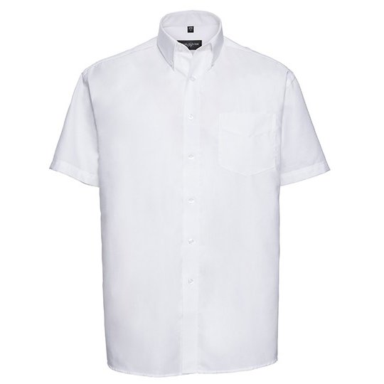 (R-933M-0) Men's Short Sleeve Classic Oxford Shirt