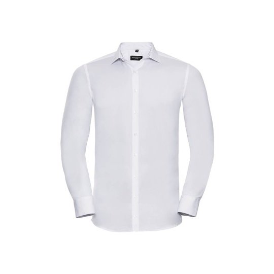(R-960M-0) Men's Long Sleeve Fitted Ultimate Stretch Shirt [Z960]
