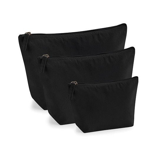 [1000252548] (W840) EarthAware® Organic Accessory Bag [WM840] (S (13,5 x 12 x 6 cm), Black)