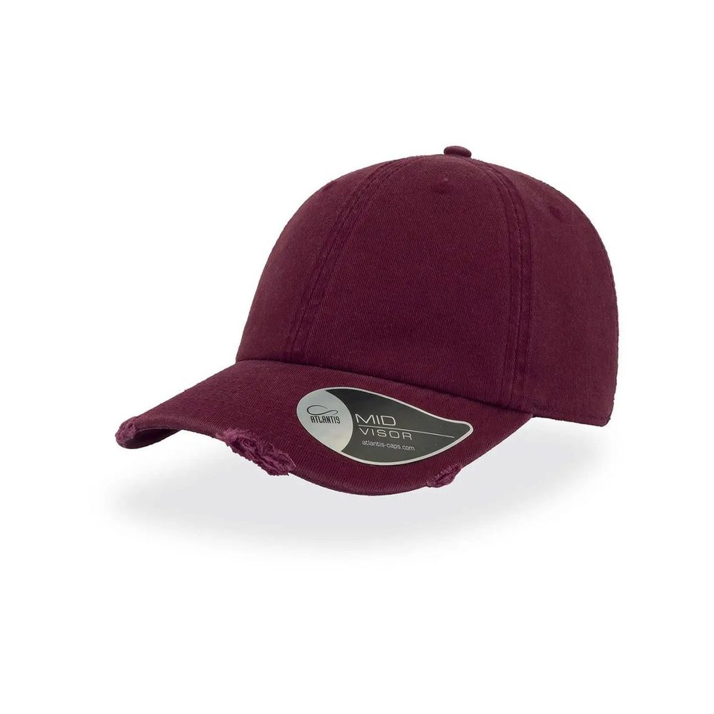 [ATDADE-BO-UNICA] (ATDADE) Dad Hat Destroyed (Burgundy)