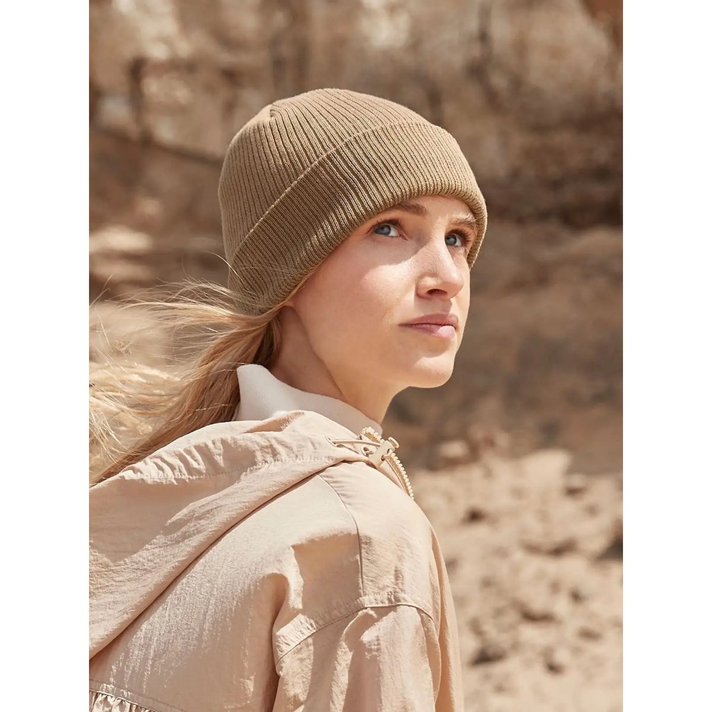 (B376R) Polylana® Ribbed Beanie