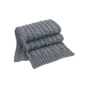 (B499) Cable Knit Melange Scarf