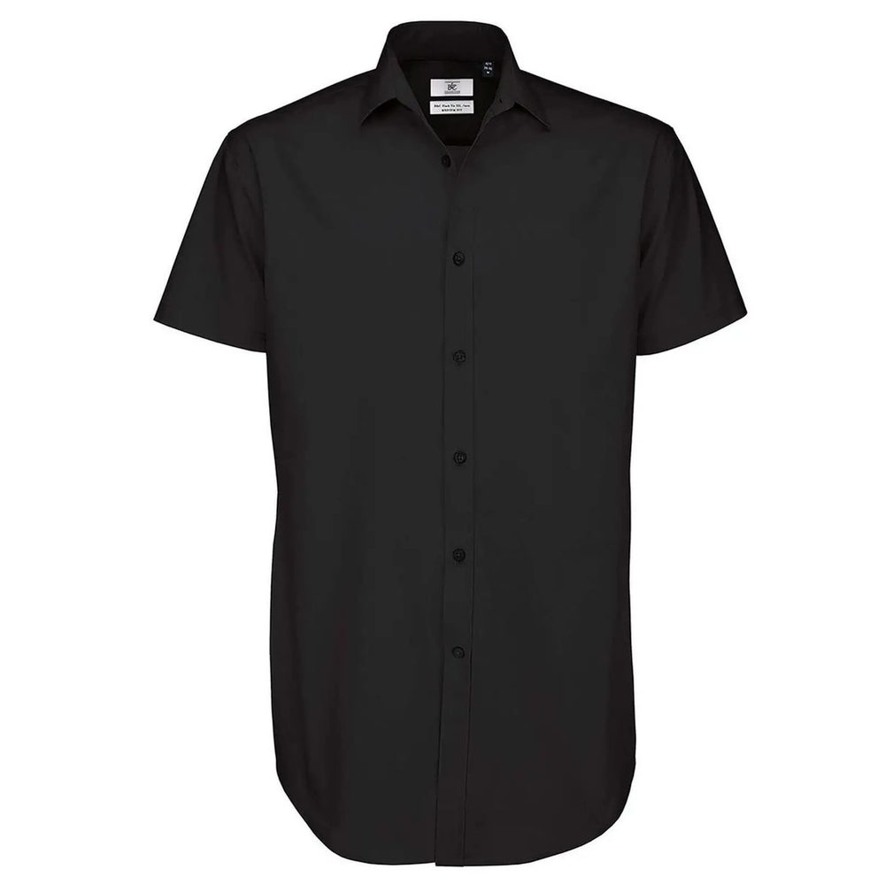 [BCSMP22-BL002-3XL] (BCSMP22) Black Tie SSL /Men (3XL, Black)