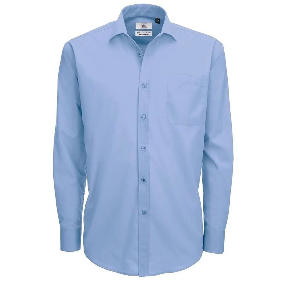 [BCSMP61-BB416-3XL] (BCSMP61) Smart LSL /Men (3XL, Business Blue)