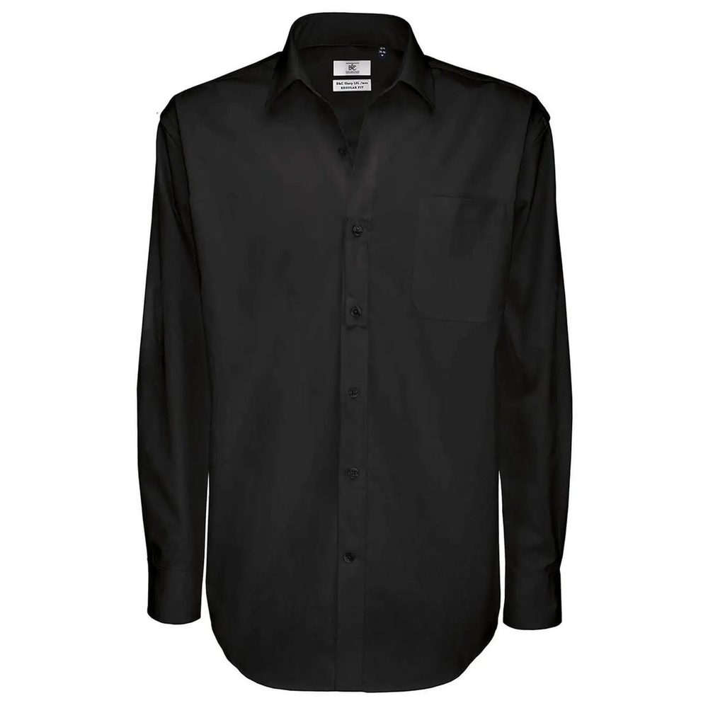[BCSMT81-BL002-L] (BCSMT81) Sharp LSL /Men (L, Black)