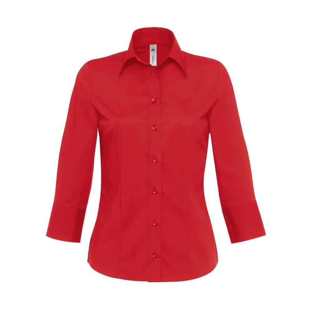[BCSW520-DR371-L] (BCSW520) Milano /Women (L, Deep Red)