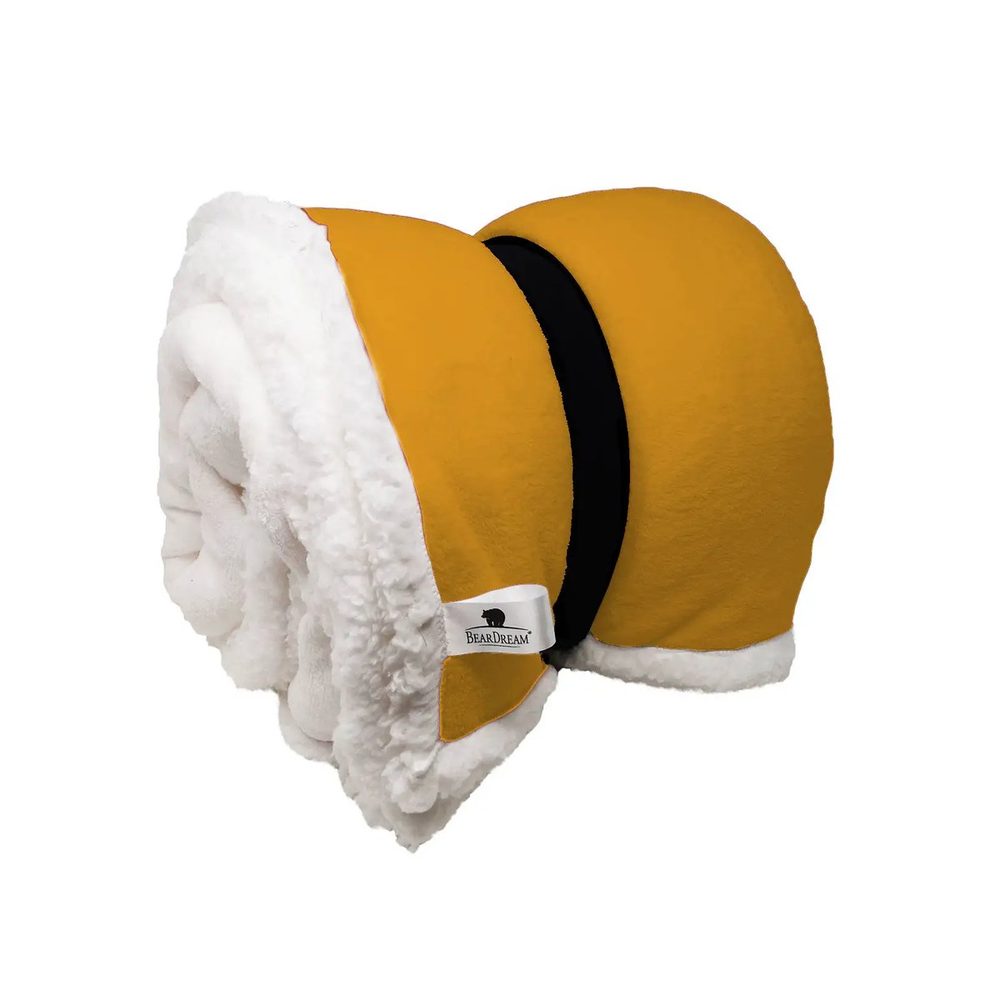 [BDBSF130-028-UNICA] (BDBSF130) Sherpa Blanket 130x170 (Mango)