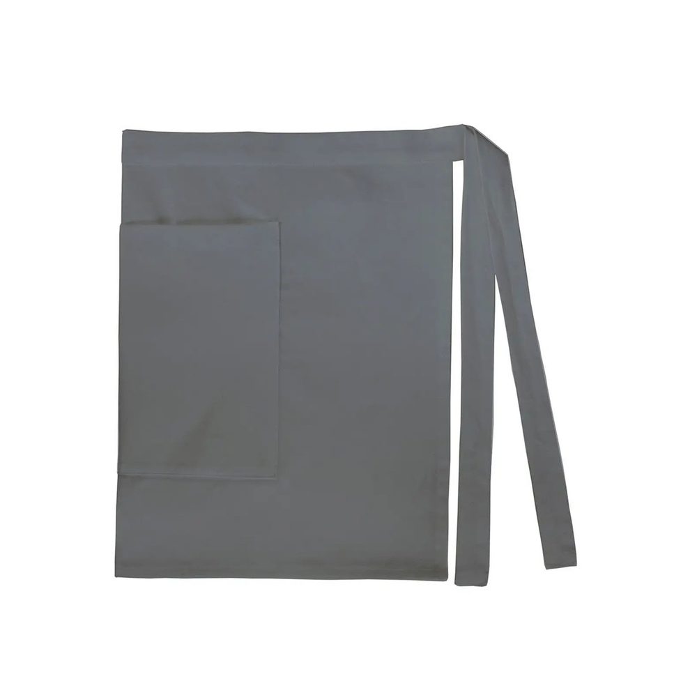 [BDCAW60X35-222-UNICA] (BDCAW60X35) Waist Apron Lady w/pocket Canvas (Anthracite)
