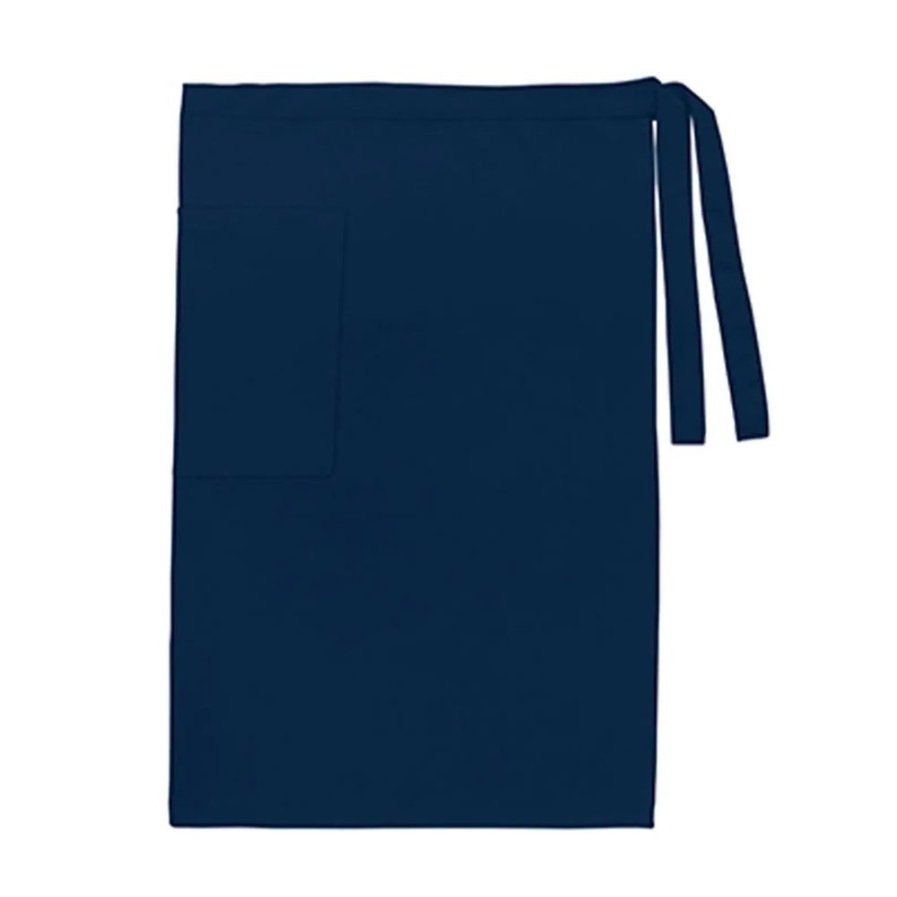 [BDCAW60X80-167-UNICA] (BDCAW60X80) Waist Apron Man w/pocket Canvas (Navy Blue)