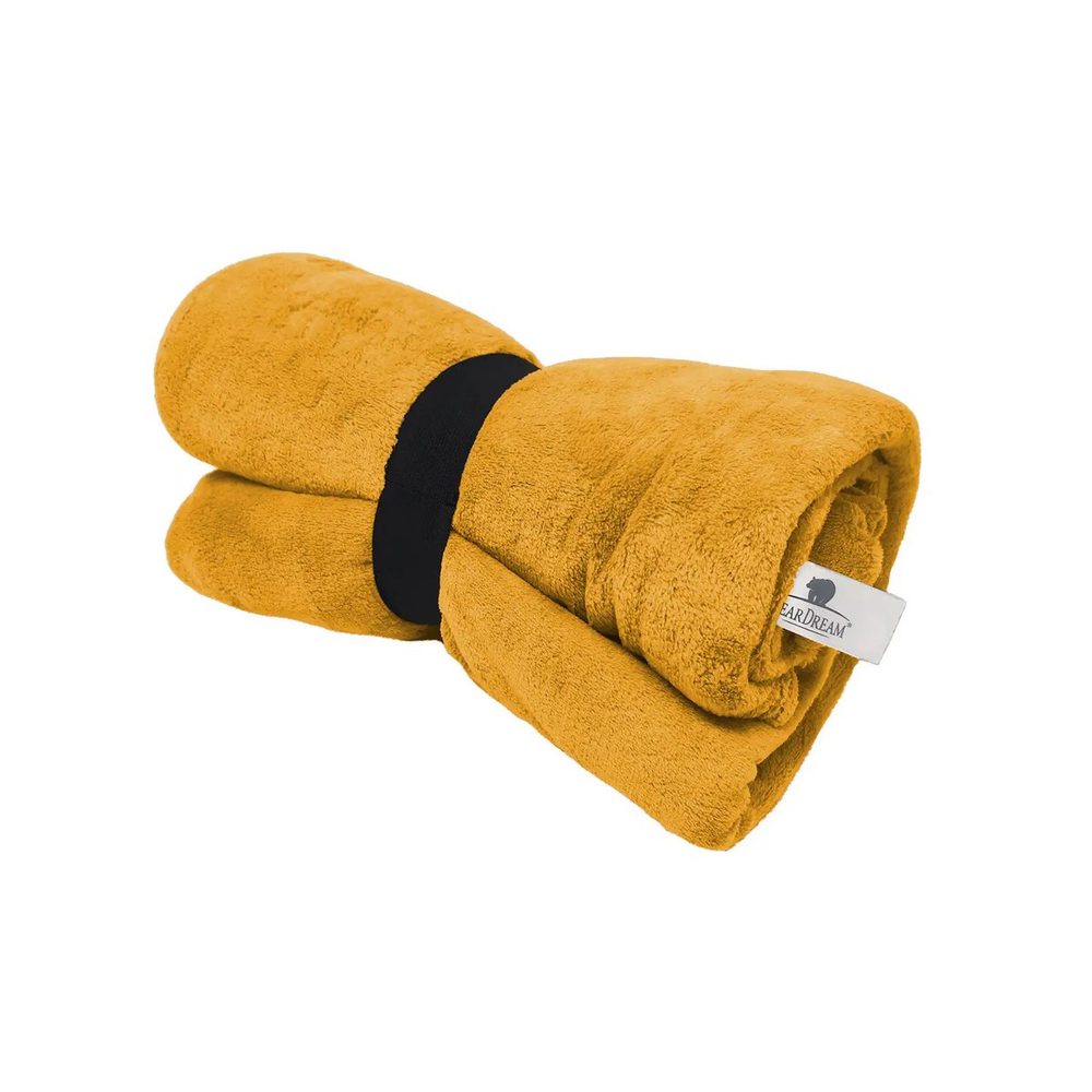 [BDCF130-028-UNICA] (BDCF130) Coral Fleece Blanket 130x170 (Mango)