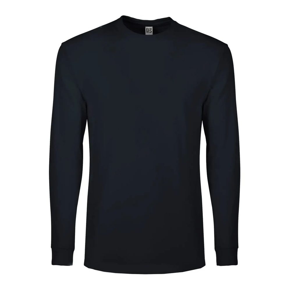 [BS100-BK+-3XL] (BS100) T-shirt manica lunga Evolution LS (3XL, Black)