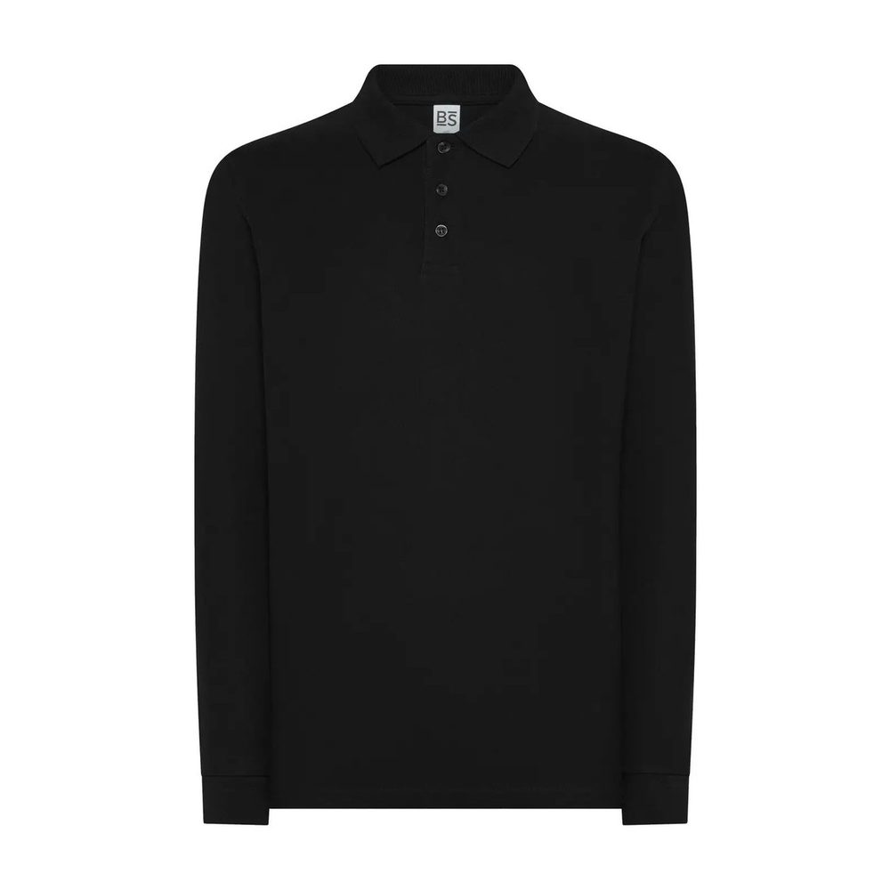 [BS210-BK+-3XL] (BS210) Evolution Polo LS (3XL, Black)