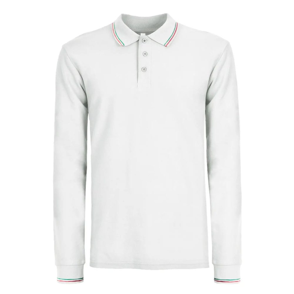 (BS211) Polo Italy Manica lunga