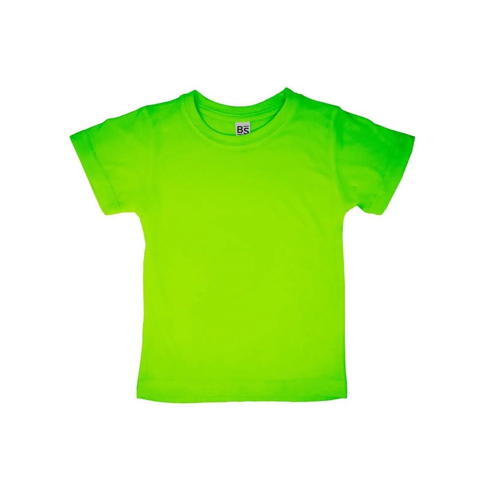 [BSK030-GRFL-11/12] (BSK030) Cotton Touch Kids (11/12, Green Fluo)