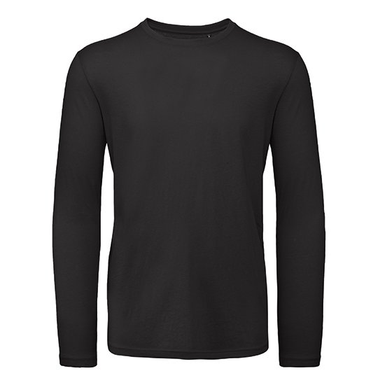 [1000240692] (TM070) Inspire Long Sleeve T /Men [BCTM070] (S, Black)