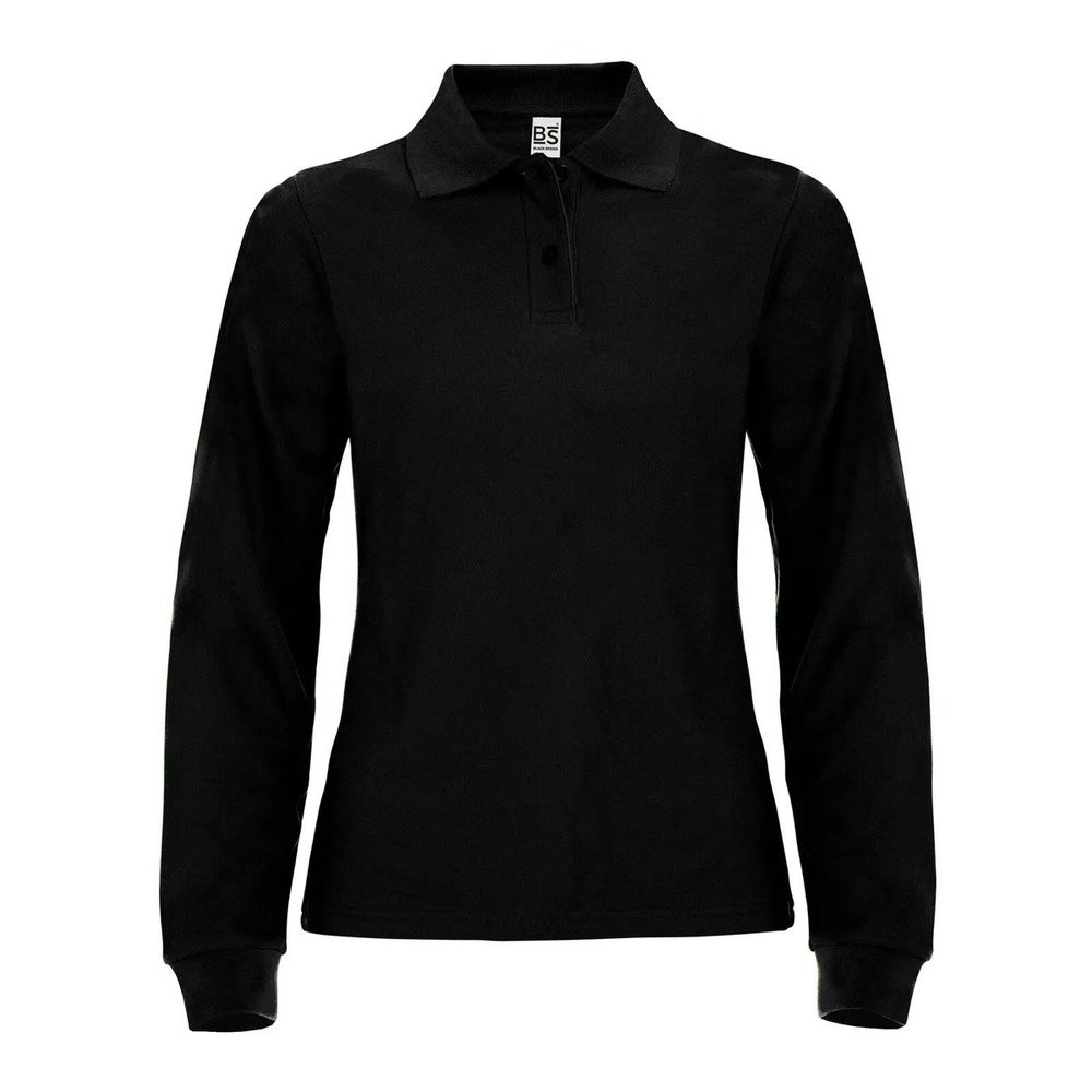 [BSW210-BK-L] (BSW210) Evolution Polo Women LS (L, Black)