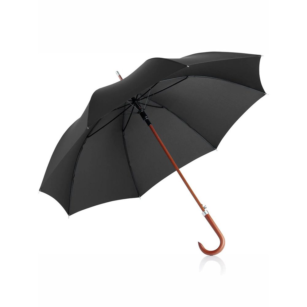 [FA735001-C154-UNICA] (FA735001) AC woodshaft golf umbrella FARE®-Collection (Black Ws)
