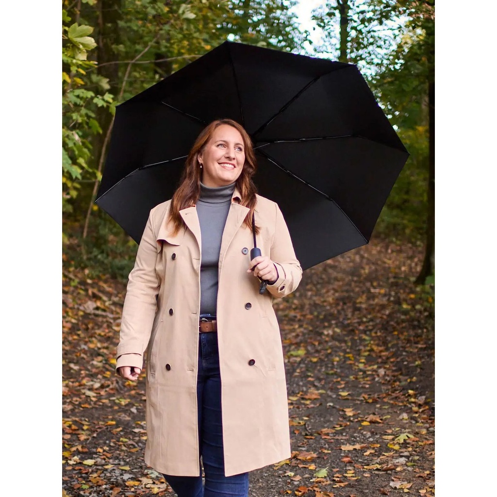 (FA95612) TARE FARE® BlackShield Case Edition pocket umbrella
