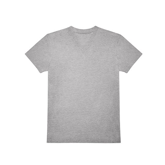 [1000398167] (TU008) E150 V T-Shirt [BCTU008] (XS, Sport Grey (Heather))