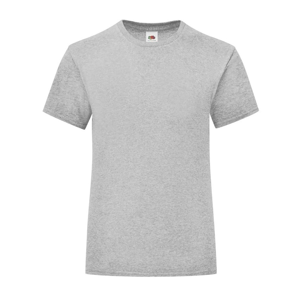 [FR610250-94-12-13] (FR610250) Girls Iconic T (12-13, Heather Grey)