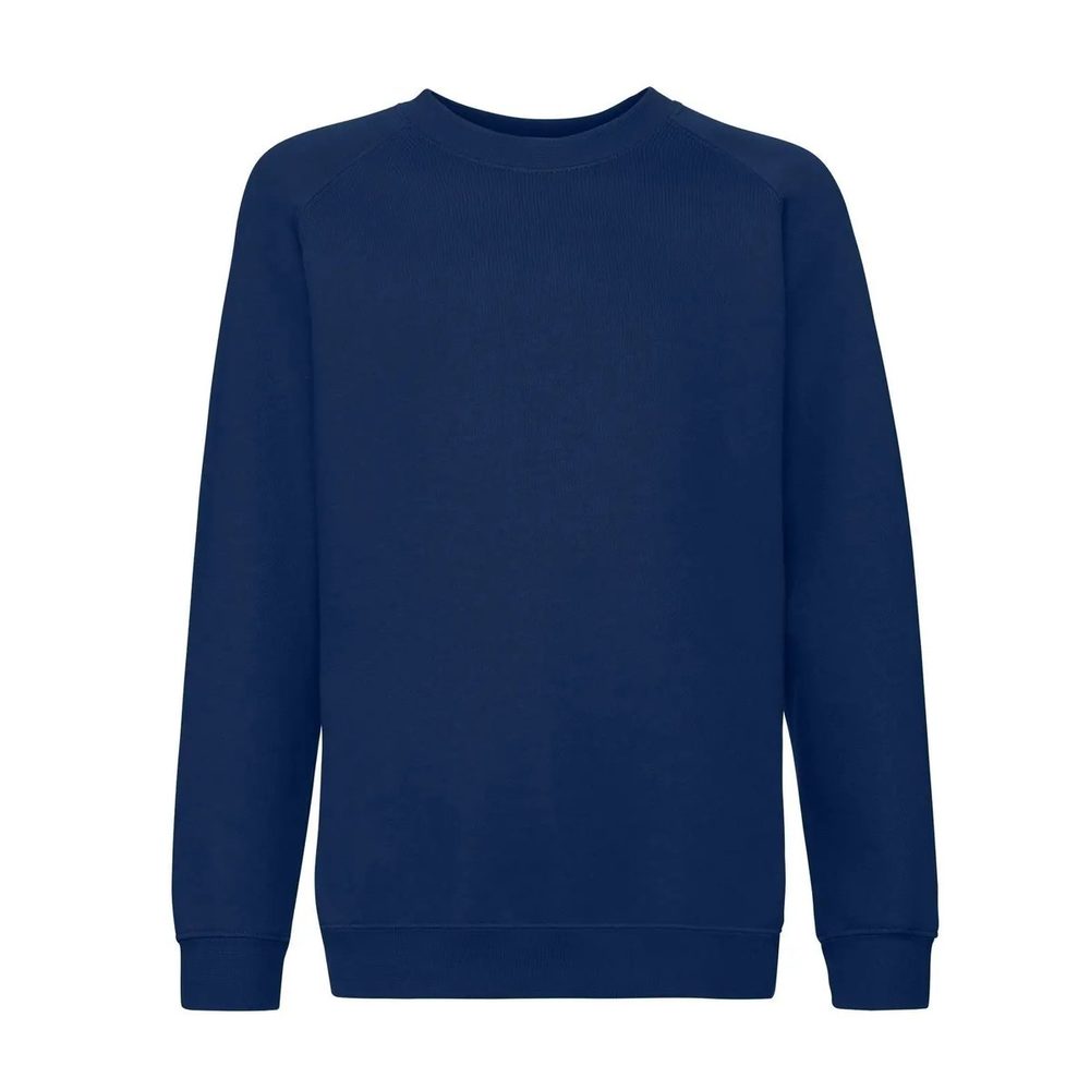 [FR620330-32-12-13] (FR620330) Kids Premium Raglan Sweat (12-13, Navy)