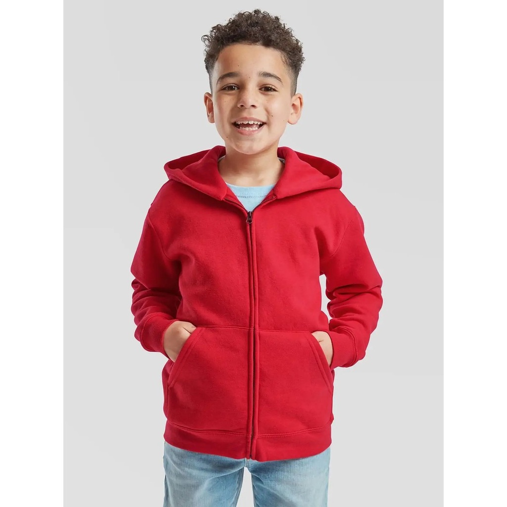 (FR620350) Kids Premium Hooded Sweat Jacket