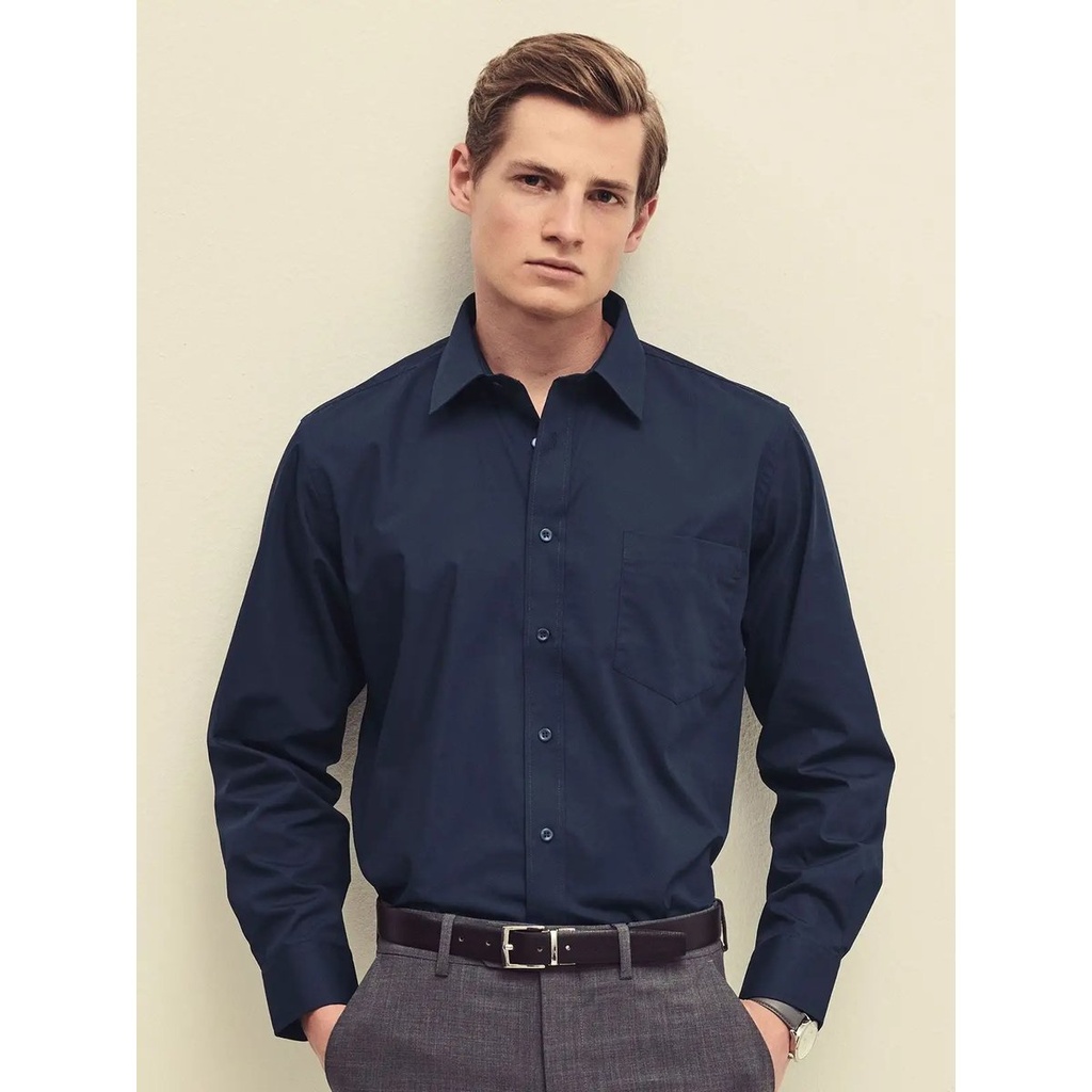 (FR651180) Poplin Shirt Long Sleeve