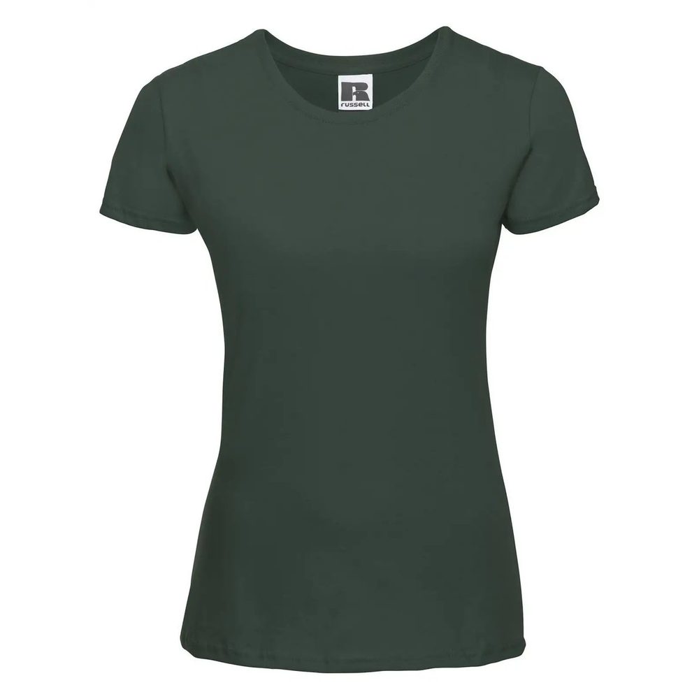 [JE155F-38-L] (JE155F) Ladies' Slim T (L, Bottle Green)