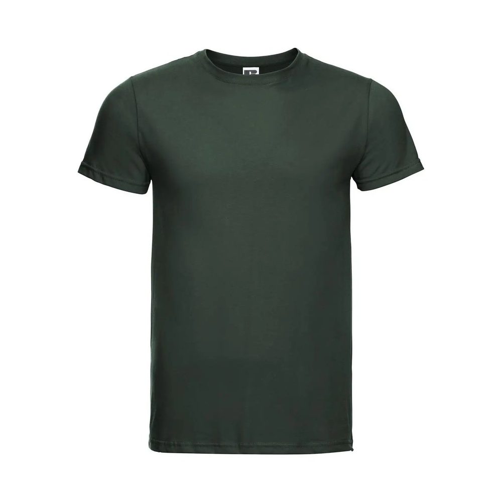 [JE155M-38-L] (JE155M) Men's Slim T (L, Bottle Green)