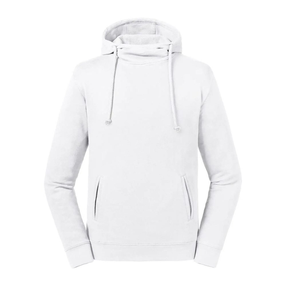 (JE209M) Pure Organic High Collar Hooded Sweat
