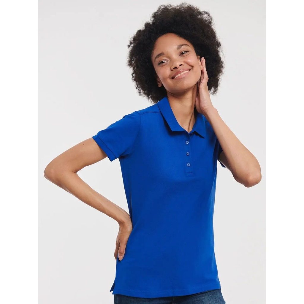 (JE567F) Ladies' Tailored Stretch Polo
